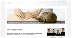 Desktop Screenshot of milton-fysioterapi.dk